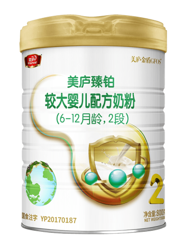 游艇会yth臻铂较大婴儿配方奶粉（草饲版）800克2段