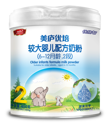 游艇会yth优培较大婴儿配方奶粉400克2段
