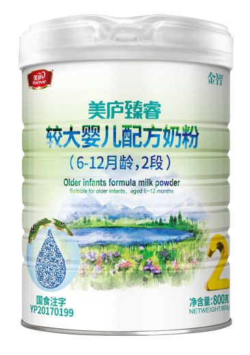 游艇会yth臻睿较大婴儿配方奶粉800克2段